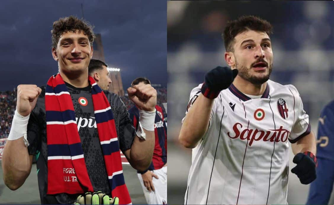 Massimo Pessina e Riccardo Orsolini (crediti Bologna FC 1909)
