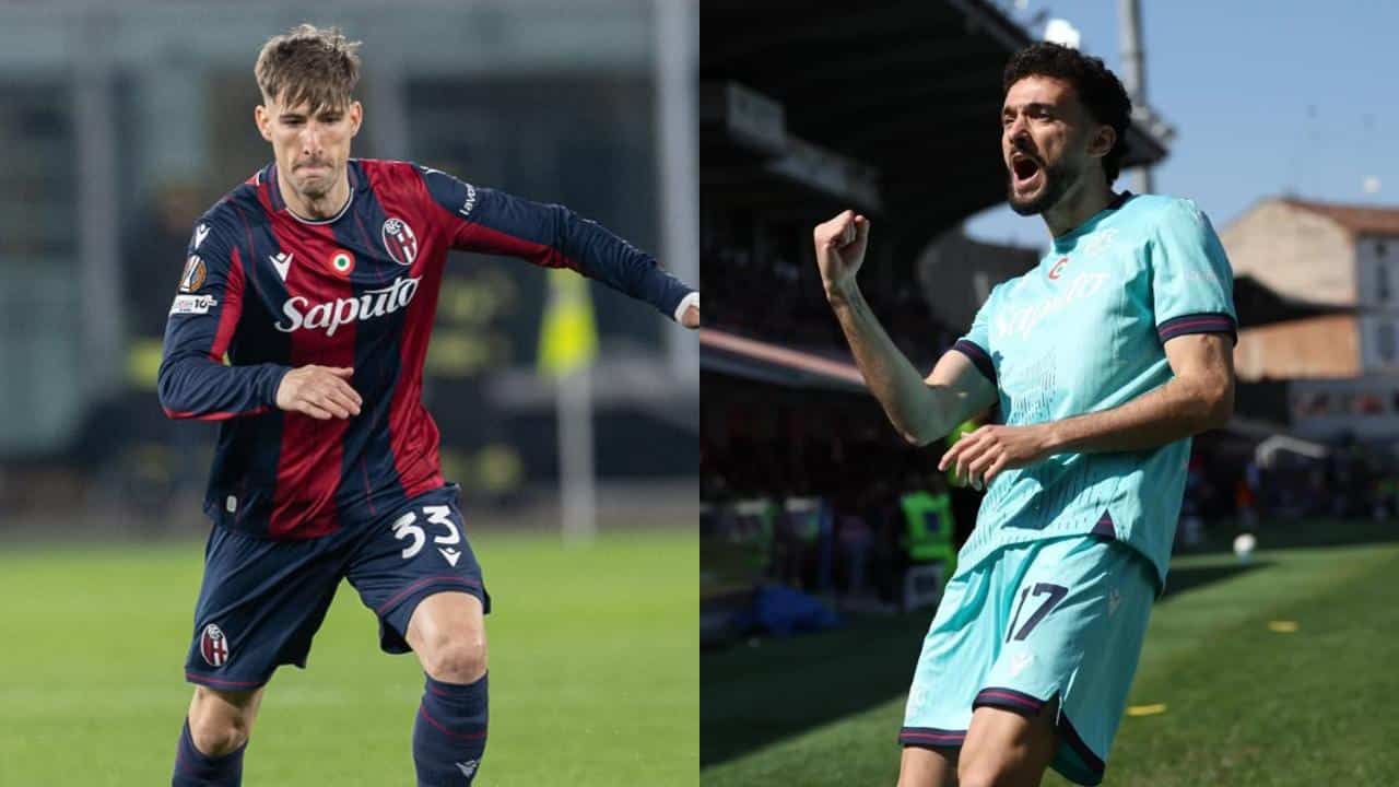 Miranda e Joao Mario (© Bologna FC 1909)
