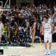 Virtus Pallacanestro Settantesima puntata. Michele Vitali esulta, la Virtus batte Torino alla penultima giornata, ma non basta.