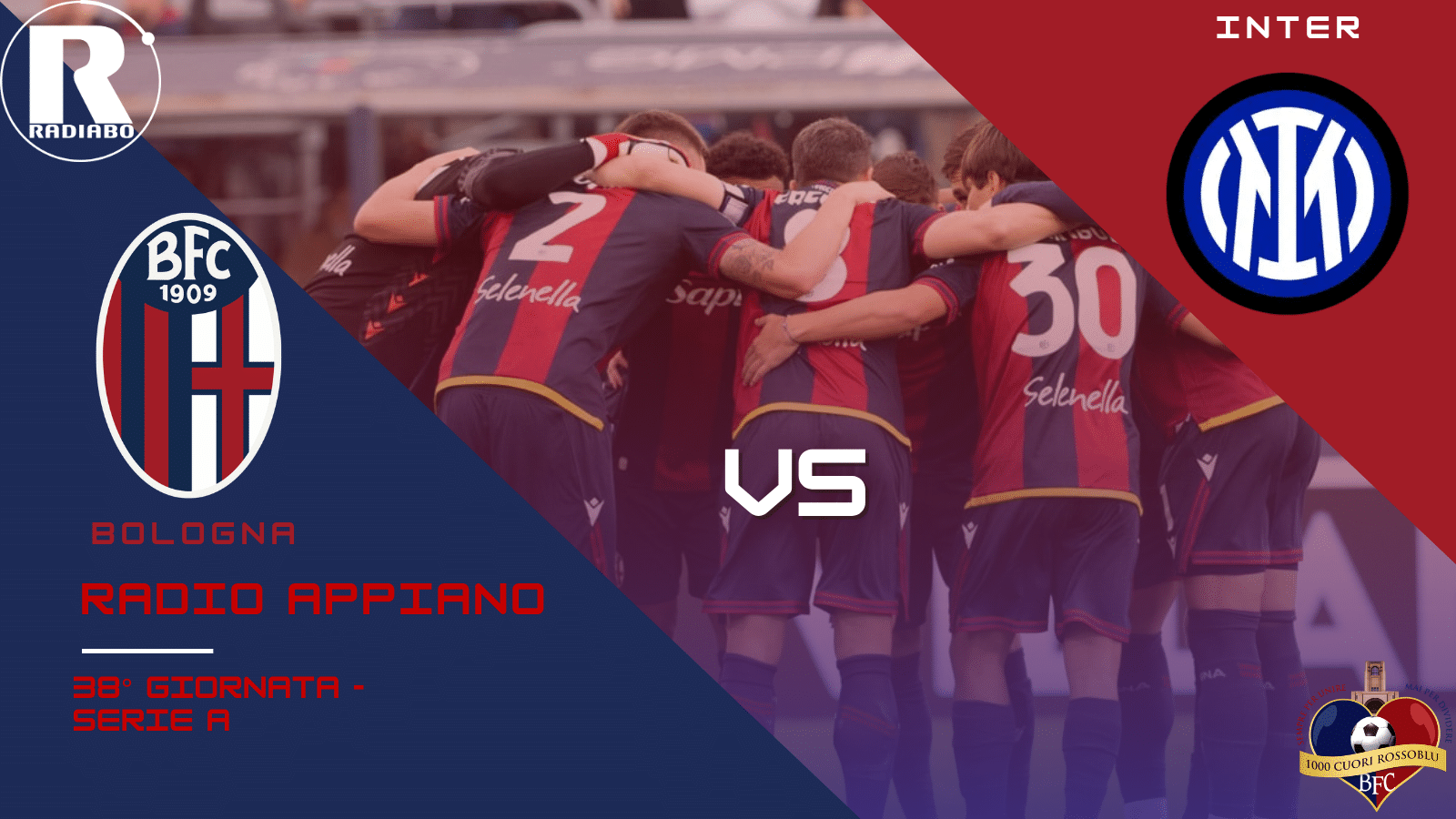Radio Appiano, Bologna-Inter 2025/26 (© 1000cuori rossoblu)