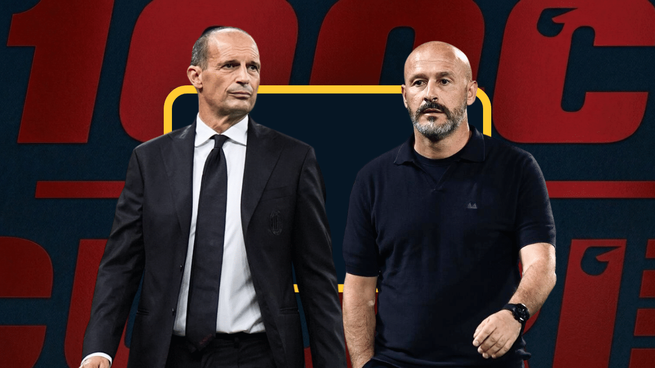 Massimiliano Allegri e Vincenzo Italiano - Calciomercato Bologna (© 1000 Cuori Rossoblù)