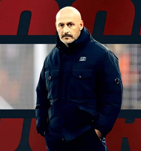 Vincenzo Italiano post Atalanta-Bologna 0-1 (© Damiano Fiorentini x 1000 Cuori Rossoblù)