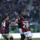 Jhon Lucumì dopo il gol del 2-0 in Bologna-Napoli (© Bologna FC 1909)