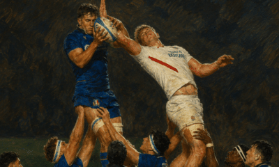 L'Italrugby batte l'Inghilterra al Sei nazioni per 23-18 (© Chatgpt 1000 cuori Rossoblù)