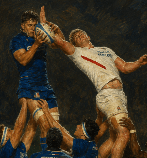 L'Italrugby batte l'Inghilterra al Sei nazioni per 23-18 (© Chatgpt 1000 cuori Rossoblù)
