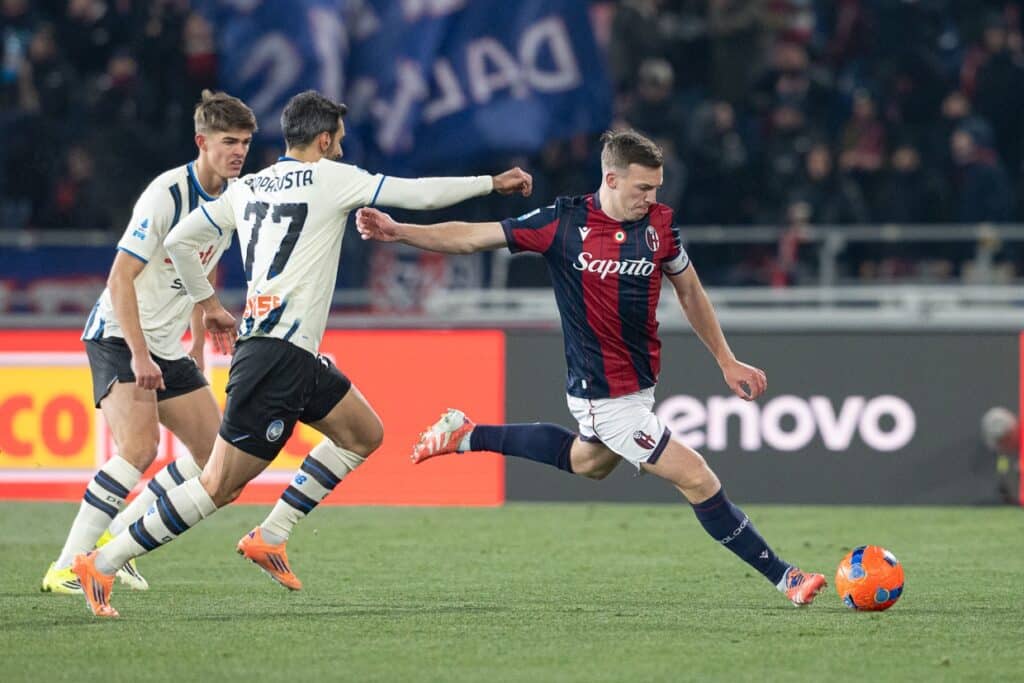 Lewis Ferguson in Bologna-Atalanta (© Damiano Fiorentini)