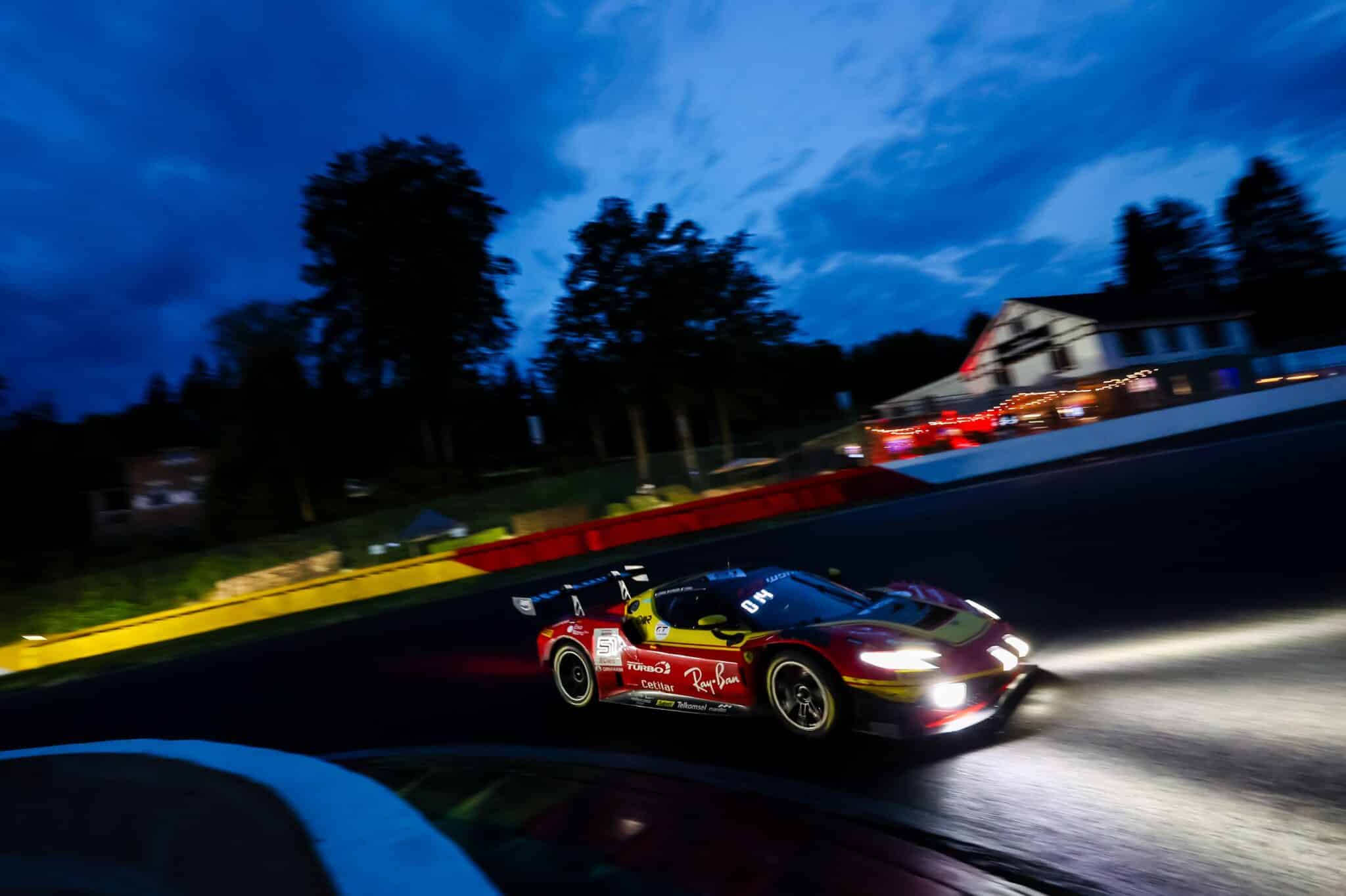 La Ferrari #51 in azione alla 24 Ore di Spa