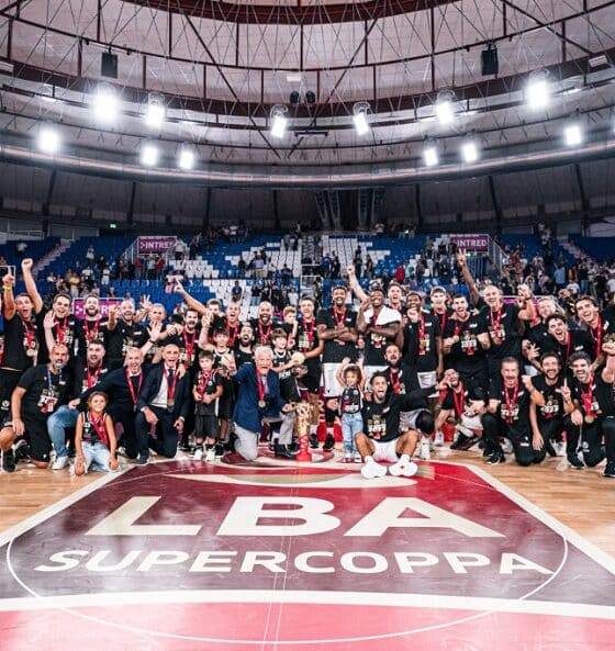 Virtus Pallacanestro Ottantesima puntata. Festa per la Supercoppa maschile.