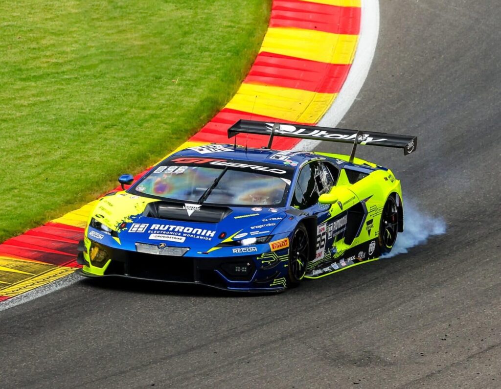 Lamborghini #96 di Rutronik in azione alla 24 Ore di Spa