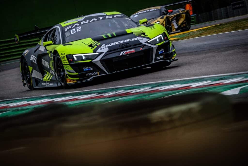 Valentino Rossi sull’Audi #46 a Imola nel 2022 (© SRO/JEP)