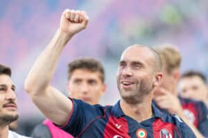 Lorenzo De Silvestri al termine di Bologna-Inter 2025/26 (© Damiano Fiorentini)
