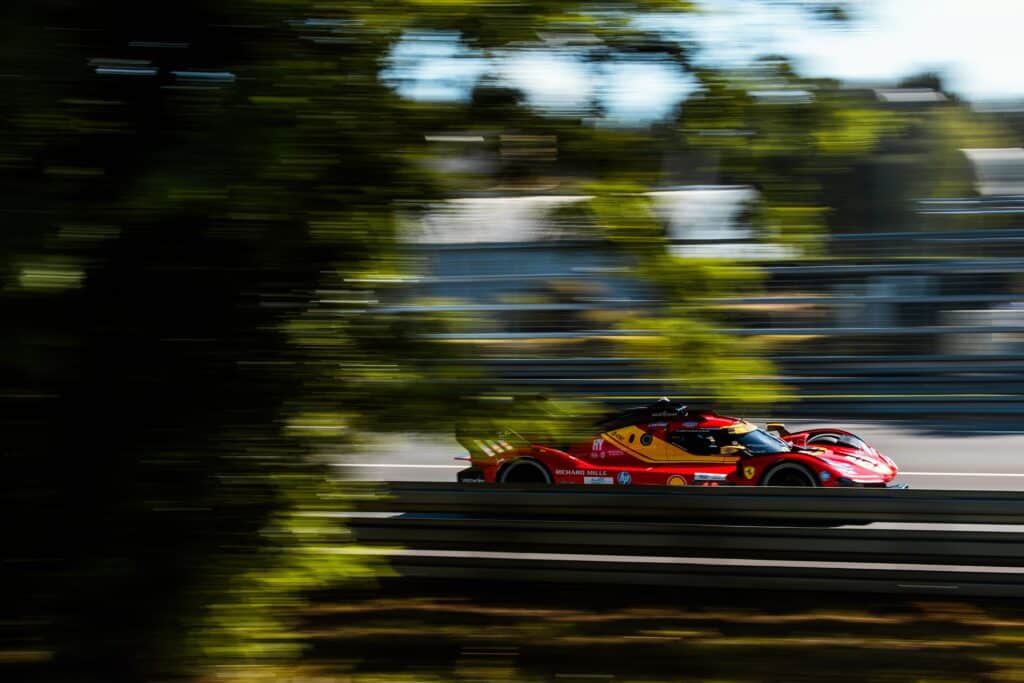 La Ferrari #51 in azione a Le Mans