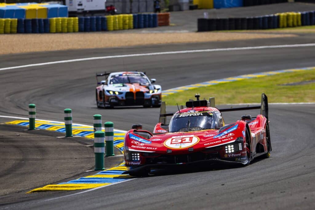 Ferrari #51 in azione a Le Mans
