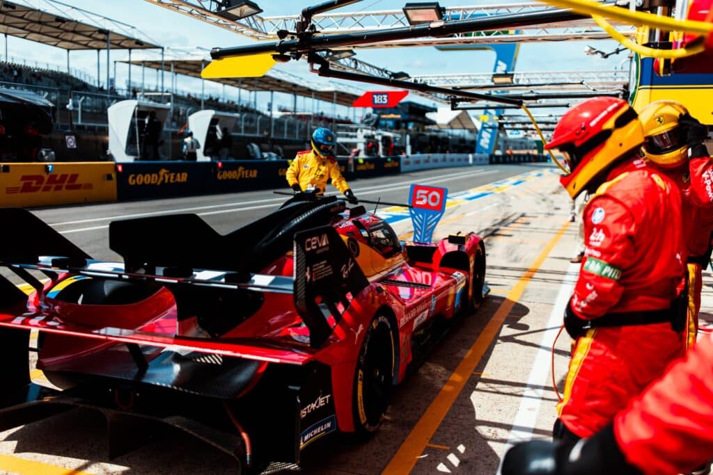 La Ferrari #50 a Le Mans
