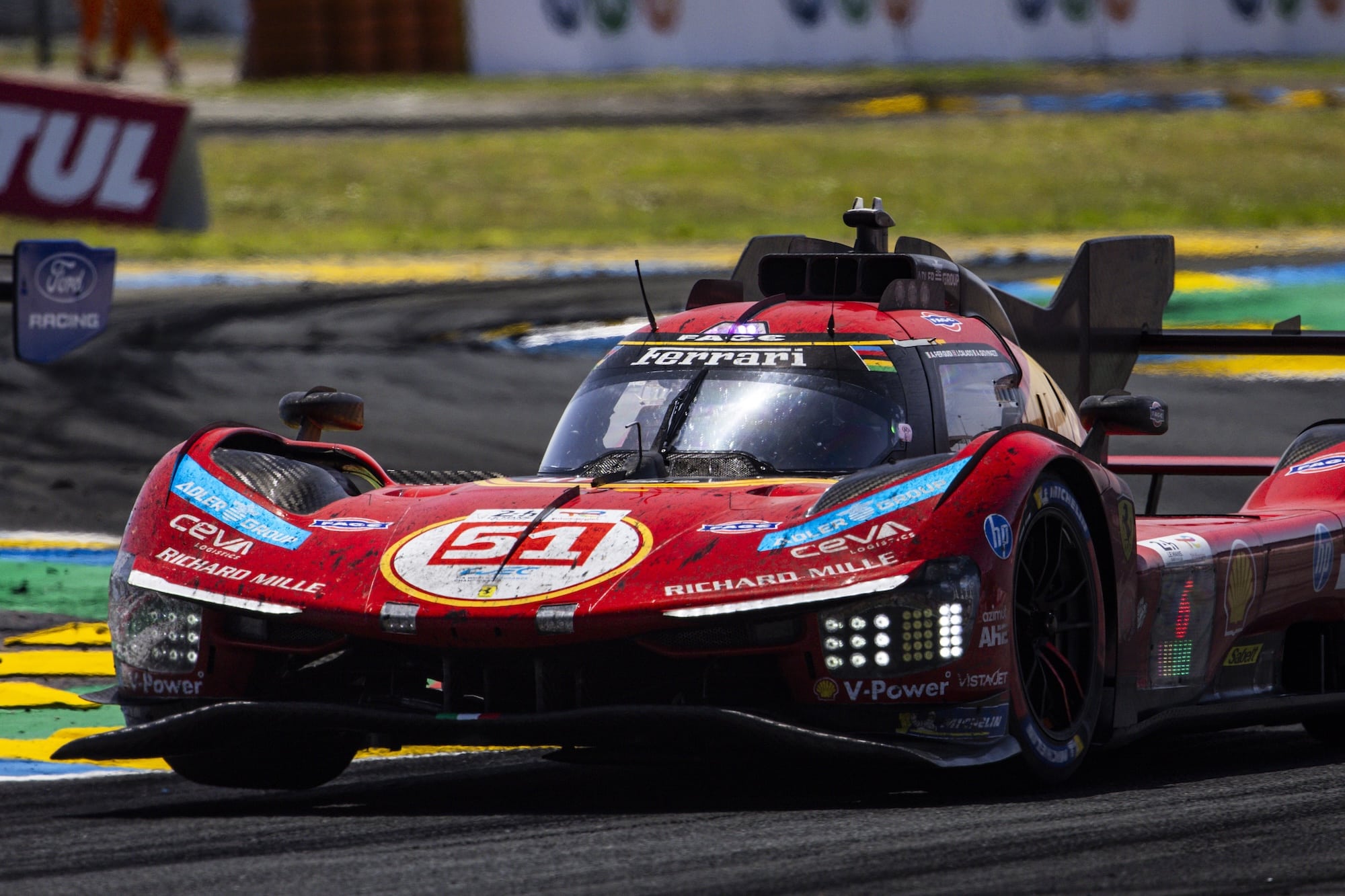 La Ferrari #51 in azione a Le Mans
