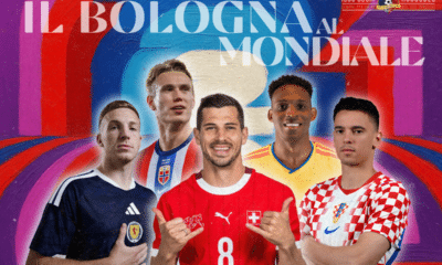 I giocatori del Bologna che partecipano al mondiale