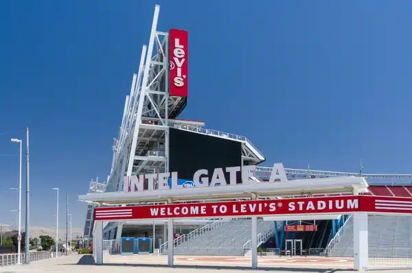 L'entrata del Levi's Stadium di Santa Clara (© depositphotos)