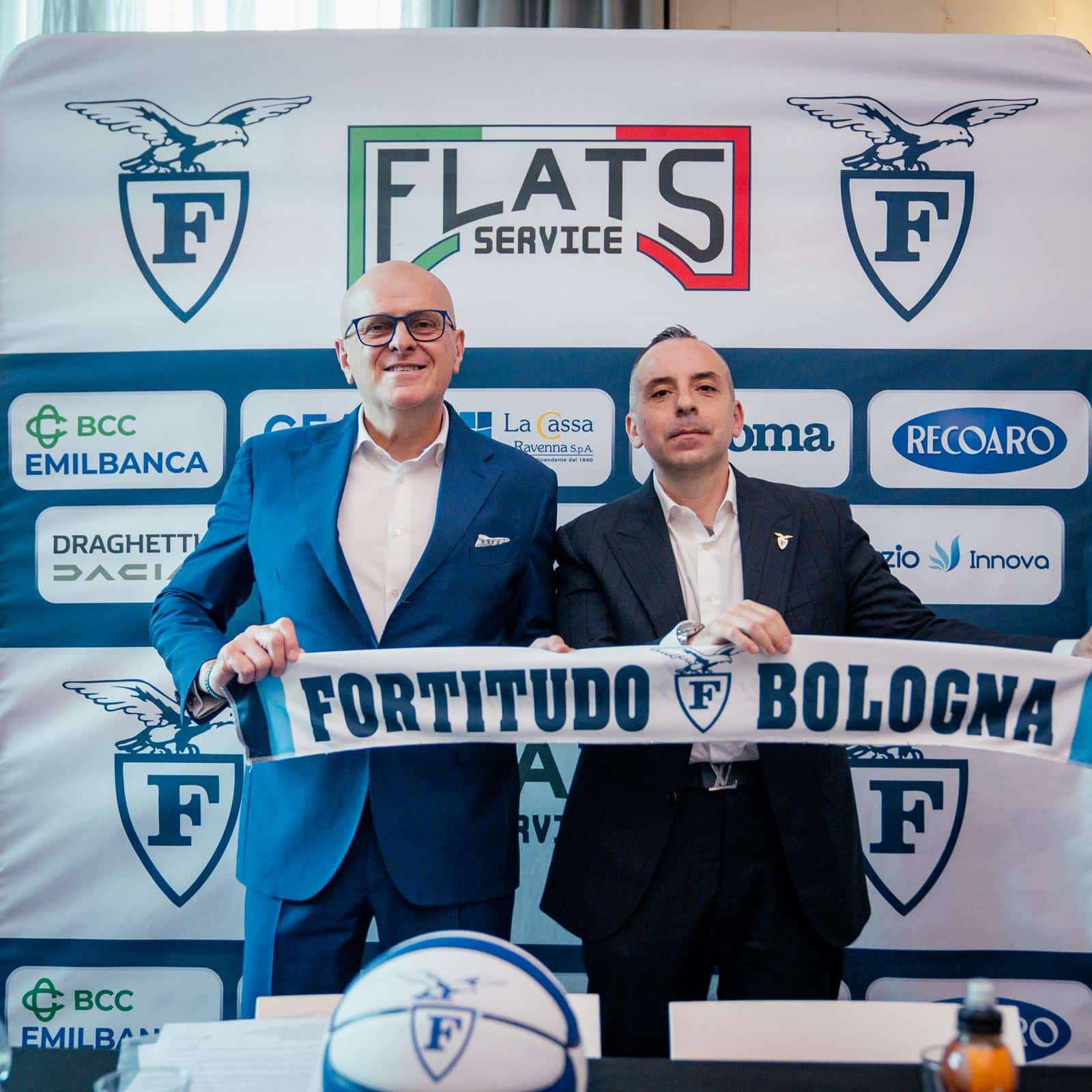 Rossano Guerri e Matteo Gentilini (© Fortitudo Pallacanestro)