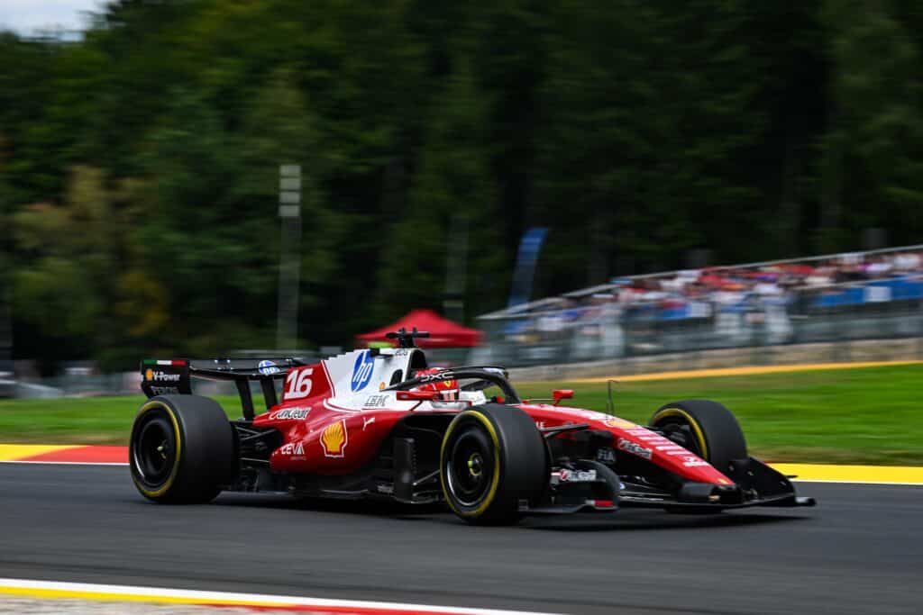 Charles Leclerc durante il GP del Belgio 2026