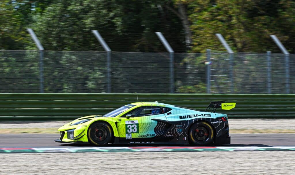 La #33 Corvette TF Sport in pole nelle qualifiche della 4 Ore di Imola ELMS (© Marco Montrone)