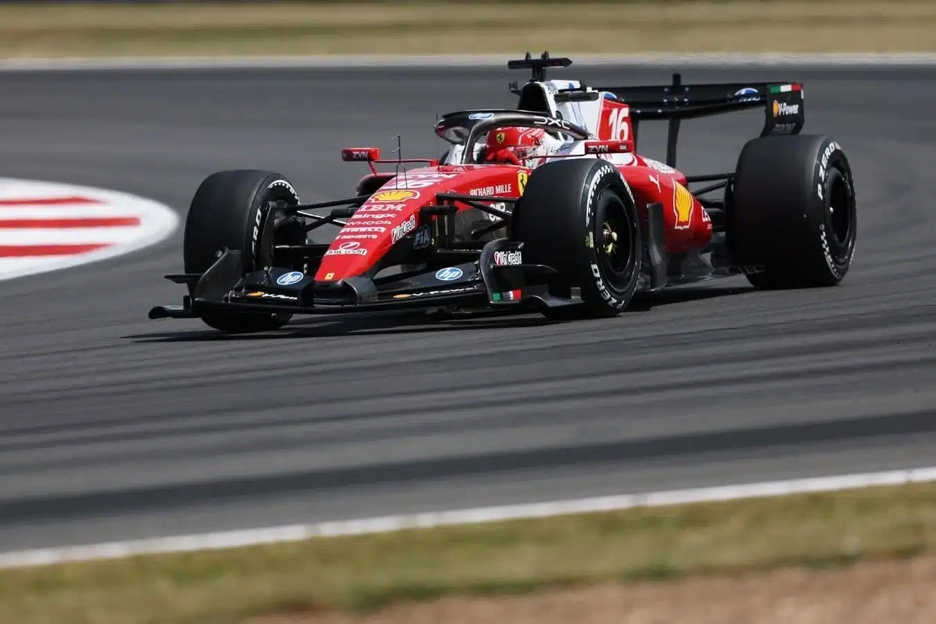 Charles Leclerc durante il GP di Gran Bretagna 2026 (© Ferrari Media Centre)