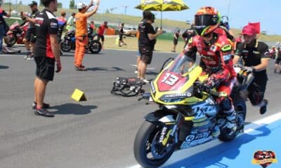 Lukas Tulovic, BMAX Racing Team, durante il CIV SBK a Misano (© Redazione 1000 Cuori)