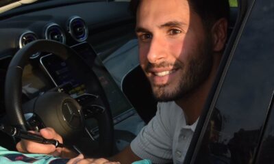 Federico Ravaglia all'etrata di Casteldebole (©1000Cuori Rossoblù)