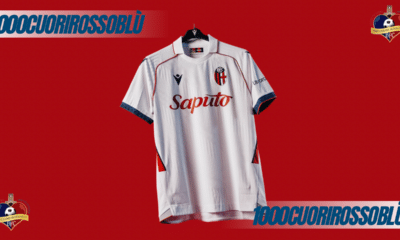 Nuova maglia da trasferta per la stagione 2026/27 (@1000 Cuori Rossoblù)