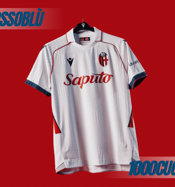 Nuova maglia da trasferta per la stagione 2026/27 (@1000 Cuori Rossoblù)