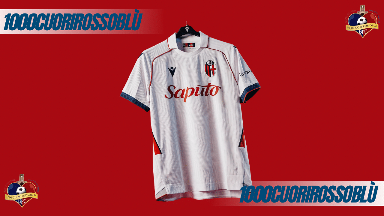Nuova maglia da trasferta per la stagione 2026/27 (@1000 Cuori Rossoblù)