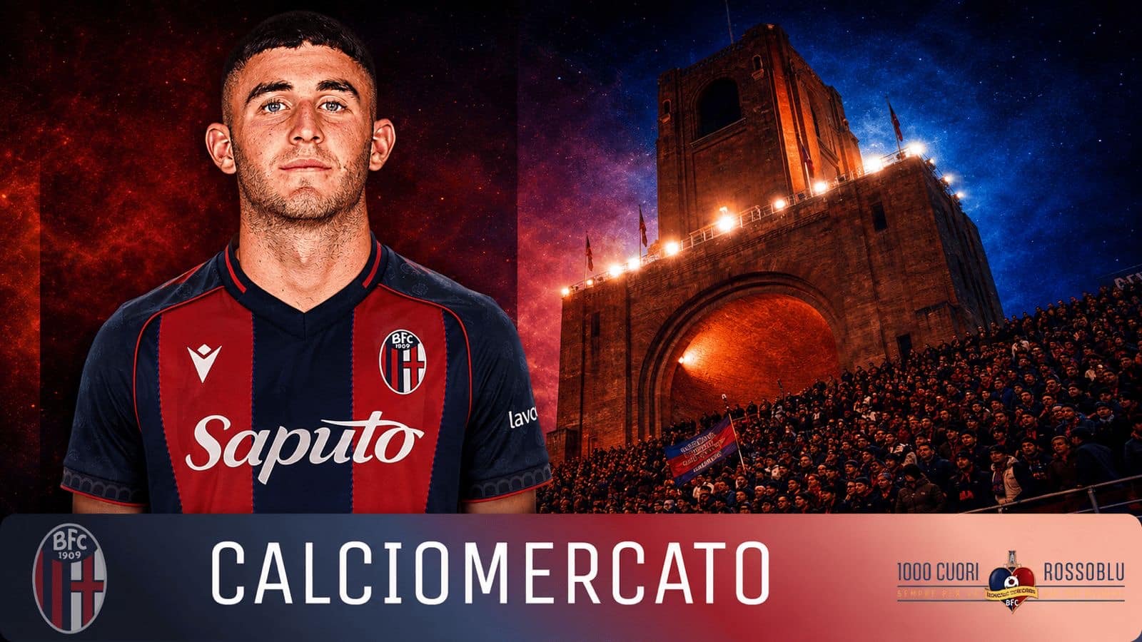 Roberto Piccoli, nuovo giocatore del Bologna, Calciomercato (© 1000cuorirossoblù)