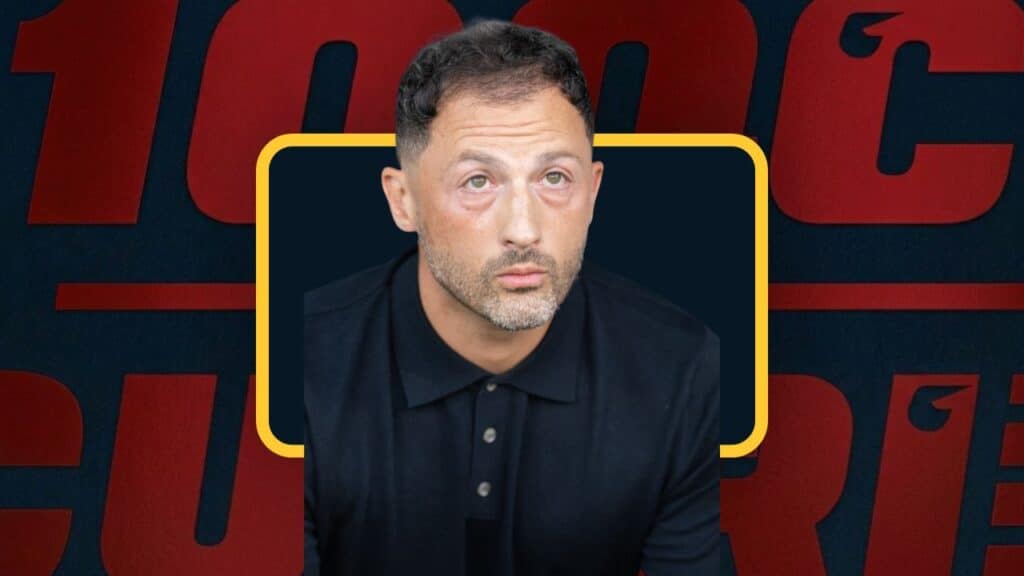 Domenico Tedesco (© Damiano Fiorentini x 1000 Cuori Rossoblu)