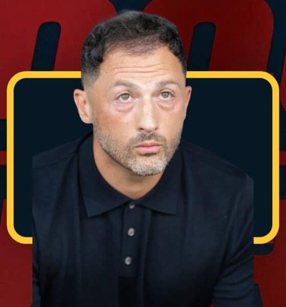 Domenico Tedesco (© Damiano Fiorentini x 1000 Cuori Rossoblu)