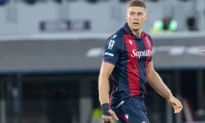 Artem Dovbyk in Bologna vs Lazio (@Damiano Fiorentini)