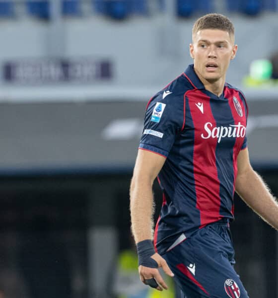 Artem Dovbyk in Bologna vs Lazio (@Damiano Fiorentini)