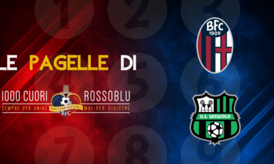 Le pagelle di Bologna-Sassuolo (© 1000 Cuori Rossoblù)