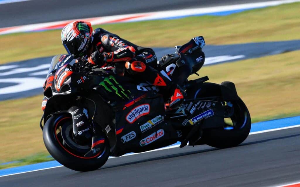 Marco Bezzecchi in pista durante il weekend del GP di Misano 2026 (© motogp.com)