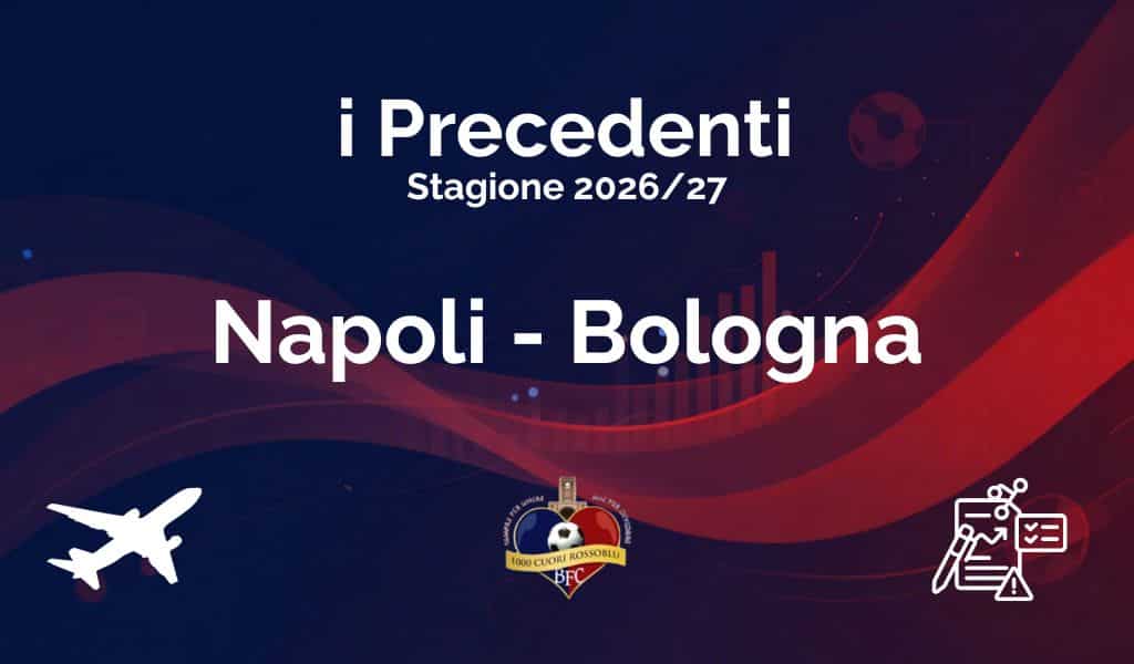 I precedenti di Napoli-Bologna stagione 2026/27