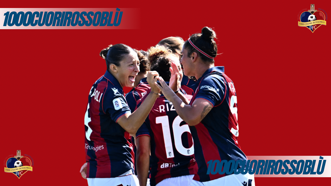 Bologna Women all'esordio (@1000 Cuori Rossoblù)
