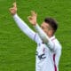 L’esultanza di Giaccherini in Milan-Bologna (screenshot da video Lega Serie A)