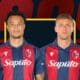 Jay Enem e Artem Dovbyk, Bologna (© 1000 Cuori Rossoblù)