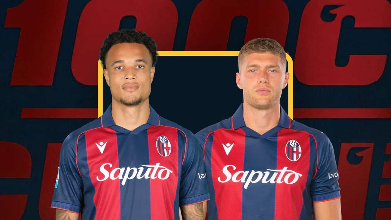Jay Enem e Artem Dovbyk, Bologna (© 1000 Cuori Rossoblù)