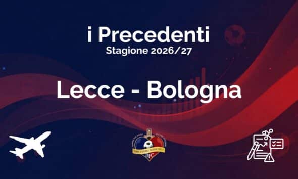 I precedenti di Lecce-Bologna: in Salento la fa da padrone il pareggio