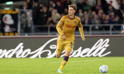 Juan Miranda in azione con la maglia del Bologna (© Damiano Fiorentini)