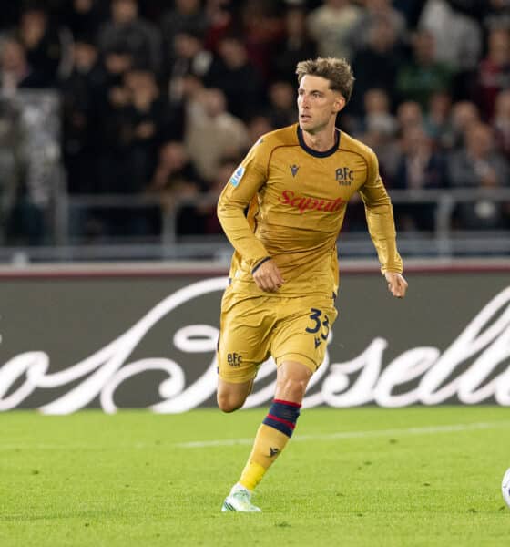 Juan Miranda in azione con la maglia del Bologna (© Damiano Fiorentini)