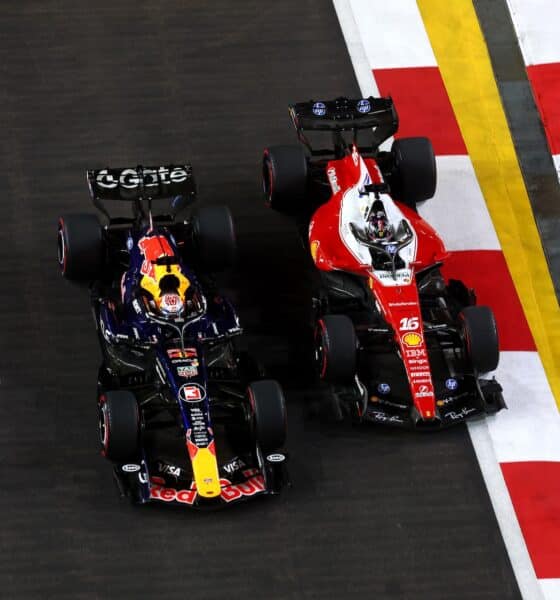 Max Verstappen e Charles Leclerc (© Red Bull Content Pool)