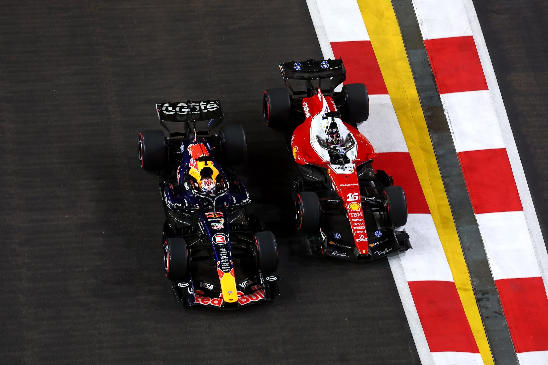 Max Verstappen e Charles Leclerc (© Red Bull Content Pool)